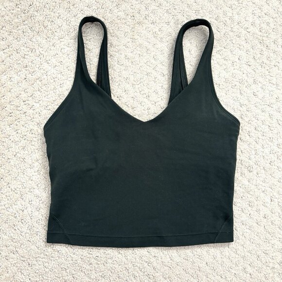 Lululemon Align Cropped Tank Top Crop in Rainforest Green Women’s Size 2 - Picture 2 of 8